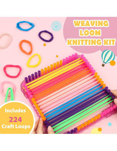 Kit de Telar de Tejer ZMMB para Niños y Adultos - Manualidades Creativas