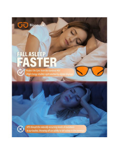 Gafas Bloomoak Anti Luz Azul Naranja 99% para Juegos 2