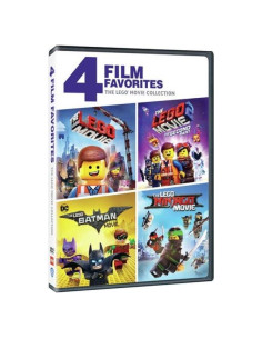 Colección de 4 Películas LEGO en DVD NTSC - Warner