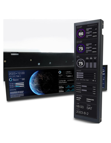 Monitor de Temperatura WOWNOVA 8.8" USB-C Pantalla Secundaria