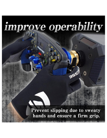 Guantes de Carreras STRASSE Rojo S - Ajuste Elástico y Ventilado