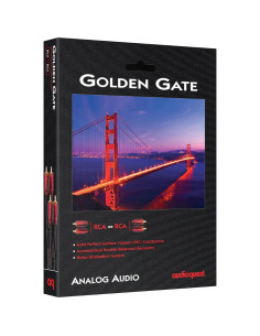 Cable Estéreo RCA AudioQuest Golden Gate 0.6 m - Alta Calidad 2