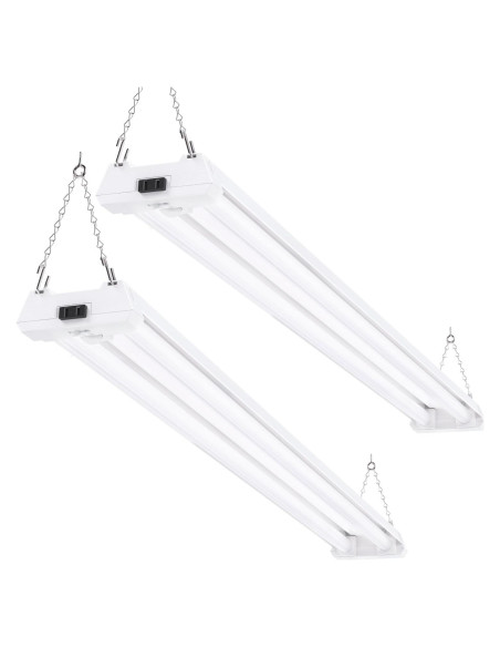 Luz LED de Taller Sunco 40W con Sensor de Movimiento - Paquete de 2