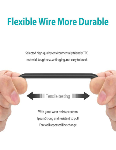 Cable de Carga USB Dysead para Auriculares Audio-Technica ATH-ANC900BT