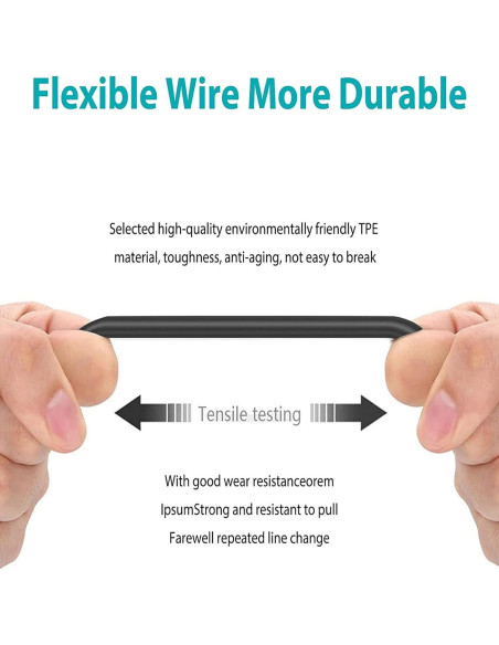 Cable de Carga USB Dysead para Auriculares Audio-Technica ATH-ANC900BT