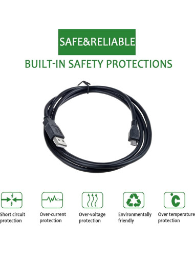 Cable de Carga USB Dysead para Auriculares Audio-Technica ATH-ANC900BT