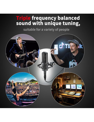 Auriculares Intrauditivos Taokftly HI1010 con Cable Desmontable