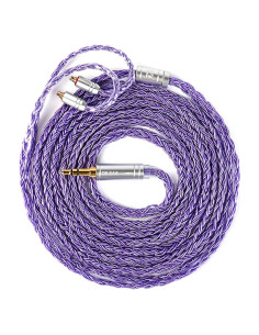 Cable de Auriculares KBEAR ST24 Plus 2M MMCX 16 Núcleos Plata