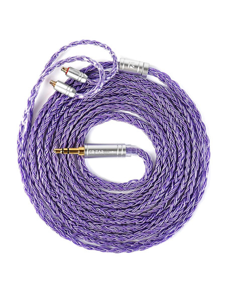 Cable de Auriculares KBEAR ST24 Plus 2M MMCX 16 Núcleos Plata