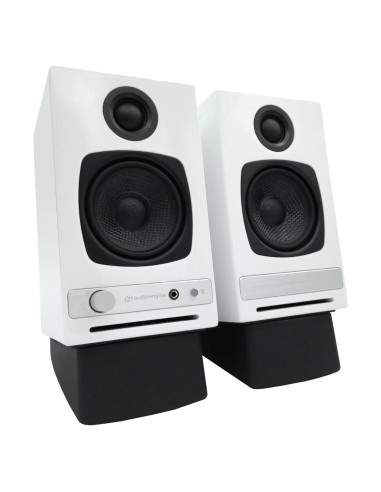 Altavoces de Estantería Audioengine A2-HD Blancos con Soportes DS1