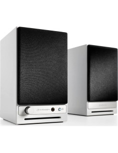 Altavoces de Estantería Audioengine A2-HD Blancos con Soportes DS1 2