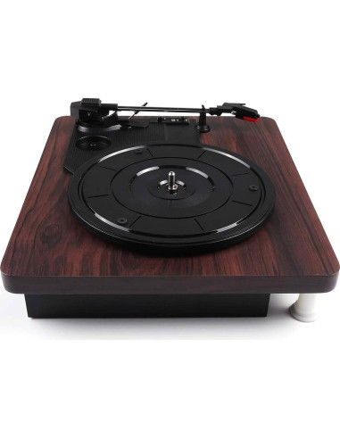 Reproductor de Vinilo EHVYBDX Retro con Altavoz Estéreo