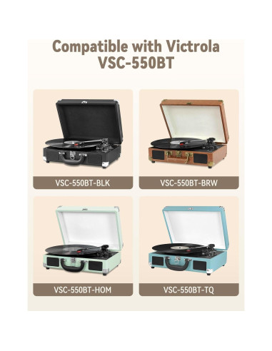 Cable de Alimentación 5V CC Compatible Victrola VSC-550BT