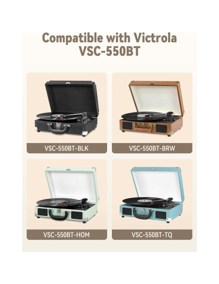 Cable de Alimentación 5V CC Compatible Victrola VSC-550BT