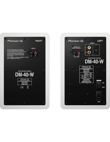 Monitores Activos Pioneer DM-40-W 21W 4" Blanco (Par)