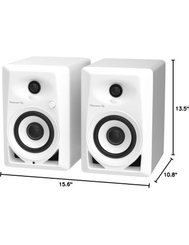 Monitores Activos Pioneer DM-40-W 21W 4" Blanco (Par)