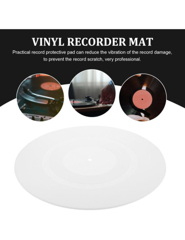 Almohadilla de Silicona para Tornamesa VICASKY 29.2 cm Antiestática