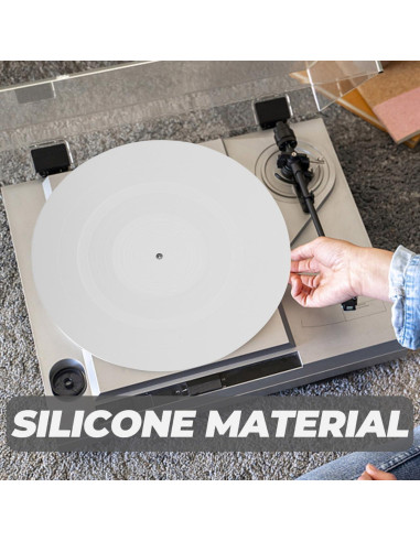 Almohadilla de Silicona para Tornamesa VICASKY 29.2 cm Antiestática