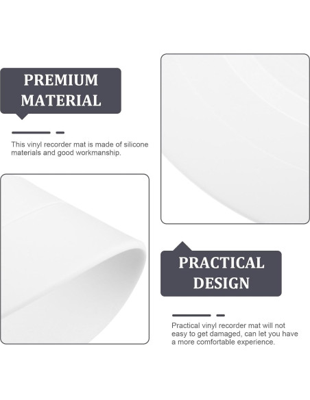 Almohadilla de Silicona para Tornamesa VICASKY 29.2 cm Antiestática