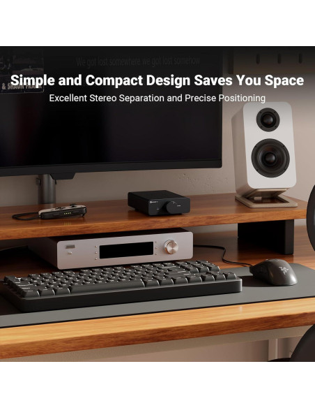 Amplificador Estéreo Fosi Audio V3 600W 2 Canales para Altavoces