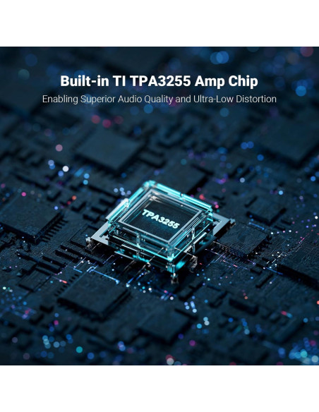 Amplificador Estéreo Fosi Audio V3 600W 2 Canales para Altavoces