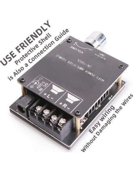 Placa Amplificadora Bluetooth DAMGOO ZK1002L 100W 2.0