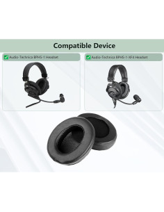 Almohadillas de Reemplazo XRHTONG para Auriculares Audio Technica BPHS-1 2