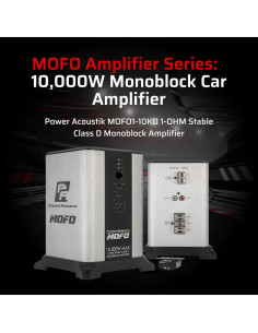 Amplificador Monobloque Class D Power Acoustik MOFO 10,000W 2