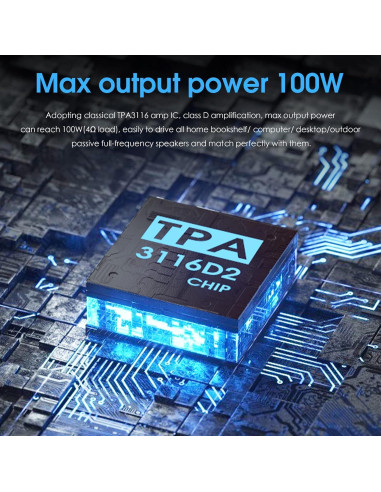 Amplificador de Potencia Mono Nobsound 100W TPA3116D2 25V