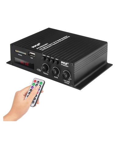 Amplificador de Audio Bluetooth Pyle PFA220BT 120W Doble Canal