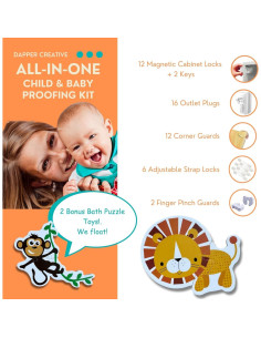 Kit de Protección para Bebés Dapper Creative 67 Piezas 2