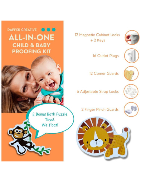 Kit de Protección para Bebés Dapper Creative 67 Piezas