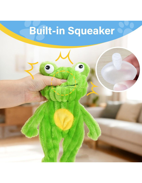 Paquete de 5 Juguetes para Perros Prime Pets - Peluche Squeaky