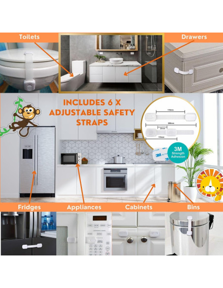 Kit de Protección para Bebés Dapper Creative 67 Piezas