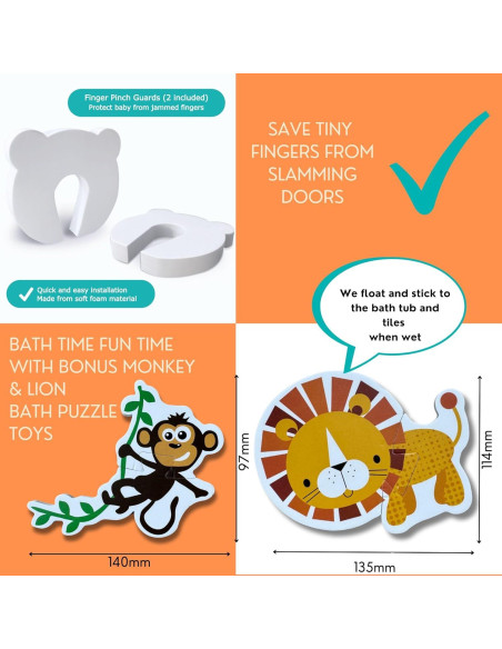 Kit de Protección para Bebés Dapper Creative 67 Piezas