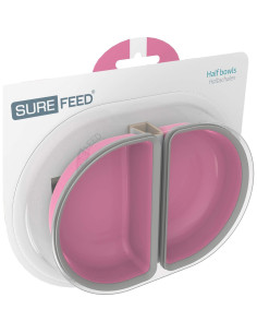 Tazones SureFeed Mitad Rosa para Alimentador de Mascotas 2
