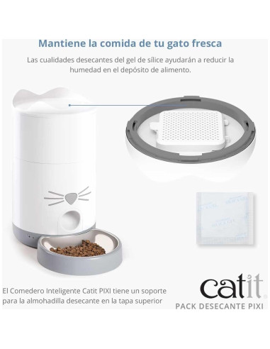 Almohadillas Deshidratantes Catit PIXI - Paquete de 3 para Dispensador