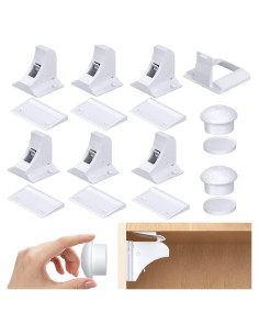 Bloqueos Magnéticos de Seguridad AOSITE para Gabinetes 6 Pzs