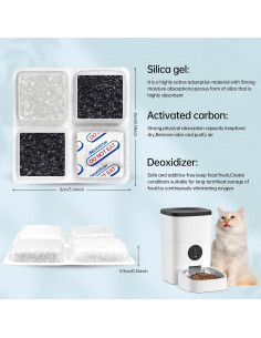 24 Bolsas Deshidratantes KuangBiao para Alimentos Mascotas 2