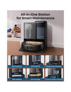 Aspiradora Robot eufy E25 con Cepillo Rodante y Autolavado 2