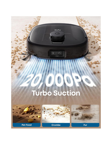 Aspiradora Robot eufy E25 con Cepillo Rodante y Autolavado