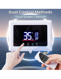 Calentador de Agua Eléctrico Sin Tanque AILOOCEDI 3000W 110V 2