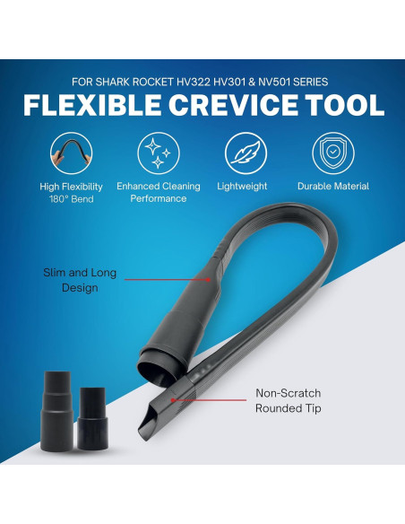 Herramienta de Hendidura Flexible GHAMADE para Aspiradoras Shark