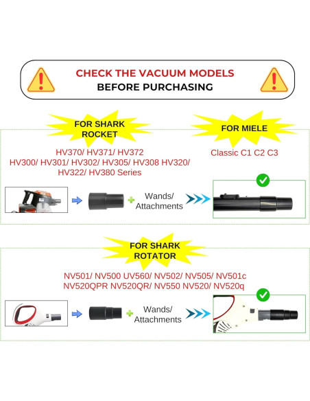 Herramienta de Hendidura Flexible GHAMADE para Aspiradoras Shark