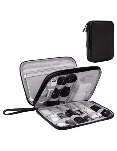 Organizador Electrónico Arae STBG Doble Capa Negro 23x17cm