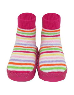 Mocasines Antideslizantes Nowali Rosa 2-3 Años