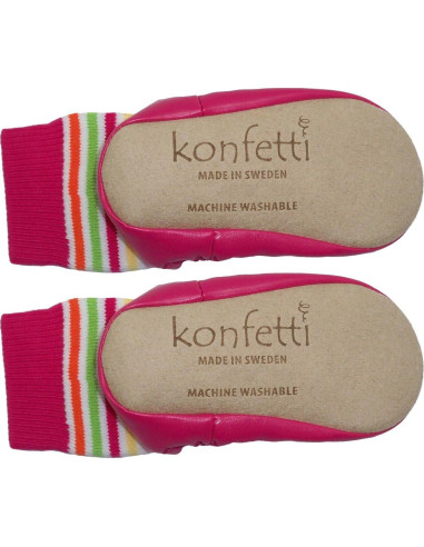 Mocasines Antideslizantes Nowali Rosa 2-3 Años