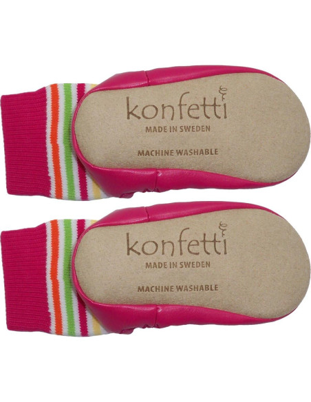 Mocasines Antideslizantes Nowali Rosa 2-3 Años