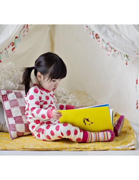 Mocasines Antideslizantes Nowali Rosa 2-3 Años