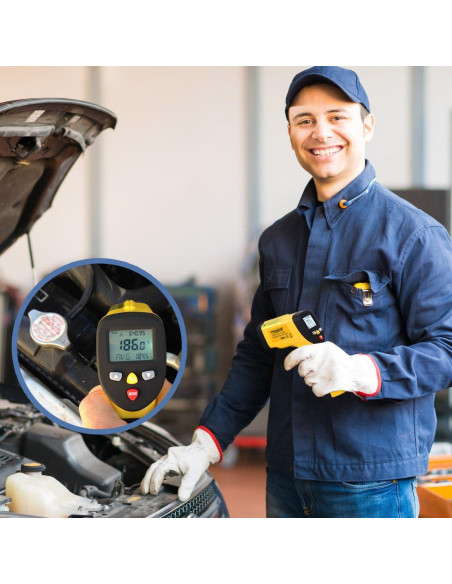 Termómetro Infrarrojo eT1050D ennoLogic - Precisión -50C a 1050C